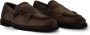 Doucal's Suède Slip-On Heren Loafers Brown Heren - Thumbnail 3