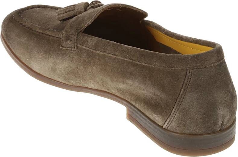 Doucal's Suede Tassel Loafer Schoenen Brown Heren