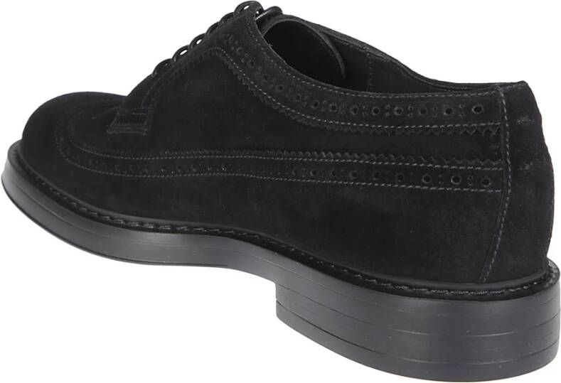 Doucal's Zwaluwstaart Derby Schoenen Black Heren