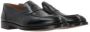 Doucal's Zwarte Geborsteld Leren Penny Loafers Black Heren - Thumbnail 3