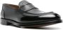 Doucal's Zwarte Geborsteld Leren Penny Loafers Black Heren - Thumbnail 5