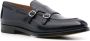 Doucal's Zwarte leren dubbele gesp loafers Black Heren - Thumbnail 2