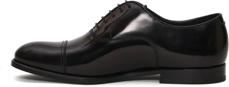 Doucal's Zwarte Oxford Schoenen Leren Zool Black Heren