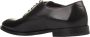 Doucal's Zwarte Oxford Veterschoenen van Leer Black Heren - Thumbnail 3