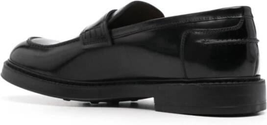 Doucal's Zwarte Penny Adler Loafer Schoen Black Heren