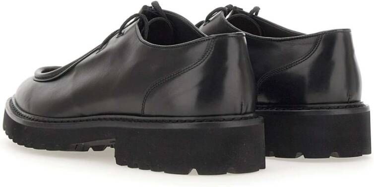 Doucal's Zwarte Platte Schoenen Black Heren