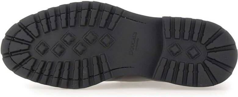 Doucal's Zwarte Platte Schoenen Black Heren