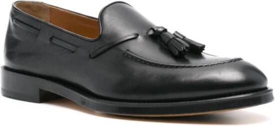 Doucal's Zwarte platte schoenen Black Heren