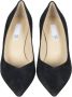 Douuod Woman Puntige Neus Suède Stiletto Pumps Black Dames - Thumbnail 4