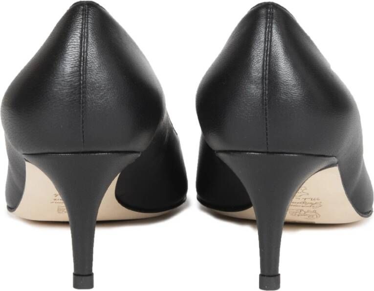 Douuod Woman Italiaanse Leren Stiletto Pumps Black Dames