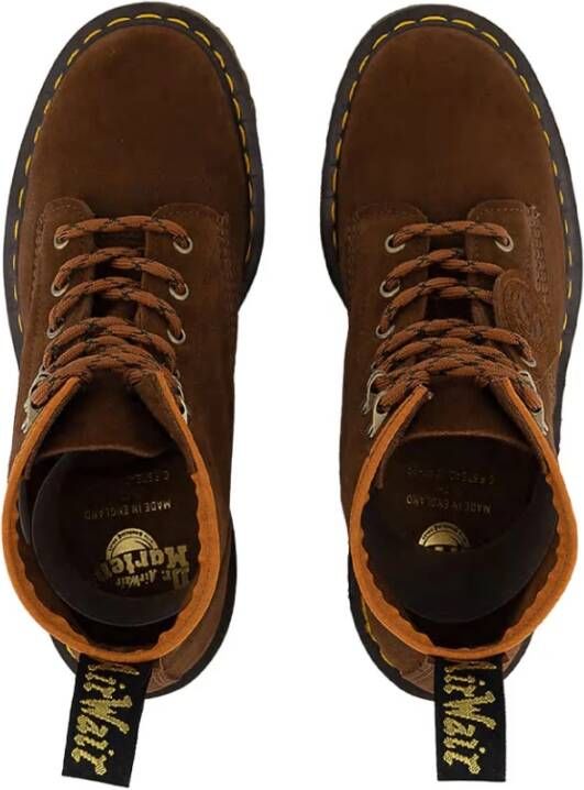 Dr. Martens 101 Tan Repello Calf Suede Enkellaarzen Brown Heren