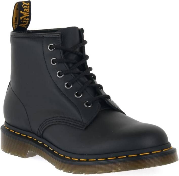 Dr. Martens 101 Zwarte Nappa Leren Laarzen Black Dames