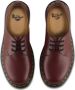 Dr. Martens 1461 Gladleren Schoen Red Dames - Thumbnail 3