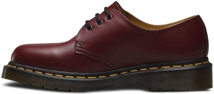 Dr. Martens 1461 Gladleren Schoen Red Dames