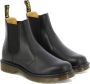 Dr. Martens Zwarte Leren Laarzen met Elastische Inzetstukken Black - Thumbnail 5