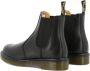 Dr. Martens Zwarte Leren Laarzen met Elastische Inzetstukken Black - Thumbnail 7