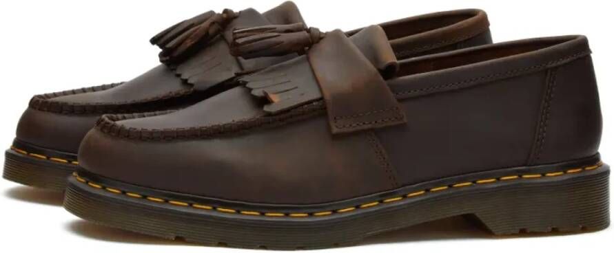 Dr. Martens Adrian Loafers Leer Donkerbruin Brown Heren