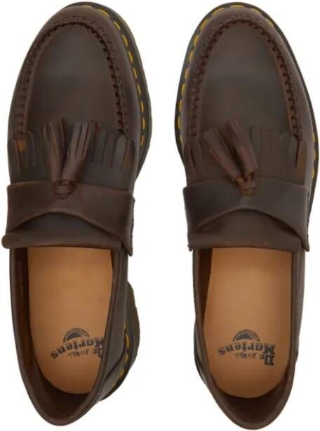 Dr. Martens Adrian Loafers Leer Donkerbruin Brown Heren