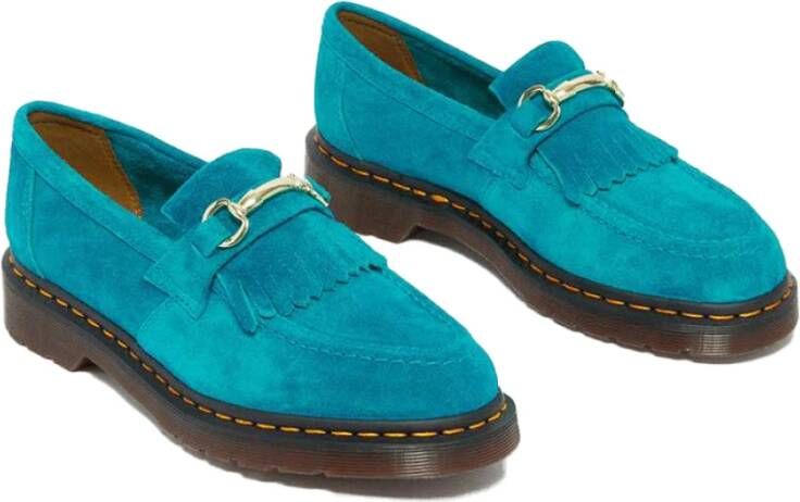 Dr. Martens Adrian Snaffle Loafer Desert Oasis Suede Blue Heren