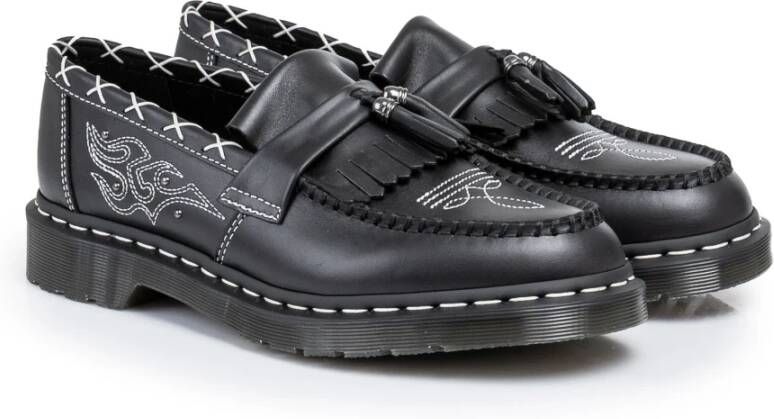 Dr. Martens Adrian Wanama Leren Schoenen Zwart Black Dames