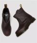 Dr. Martens Anistone Leren Bikerlaarzen Donkerbruin Brown Dames - Thumbnail 8