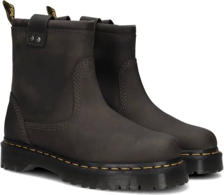 Dr. Martens Anistone Low Leren Laarzen Gray Dames