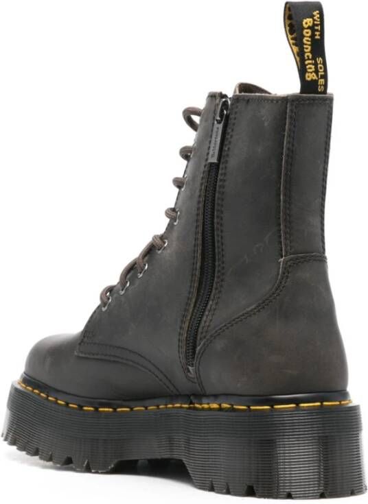 Dr. Martens Antracietgrijze Winterlaarzen Blue Dames