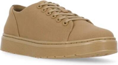 Dr. Martens Beige Canvas Veterschoenen Beige Heren