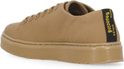 Dr. Martens Beige Canvas Veterschoenen Beige Heren