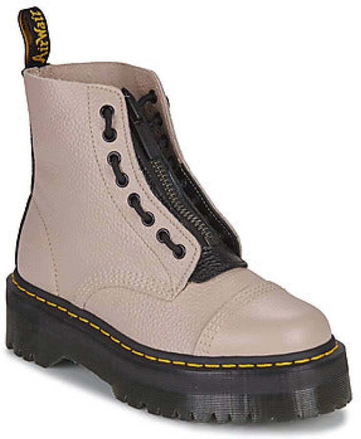 Dr. Martens Beige Dames Enkellaarzen Sinclair Beige Dames