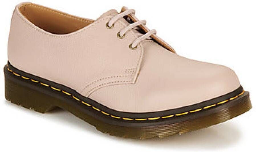 Dr. Martens Beige Derby Schoenen voor Vrouwen Pink Dames