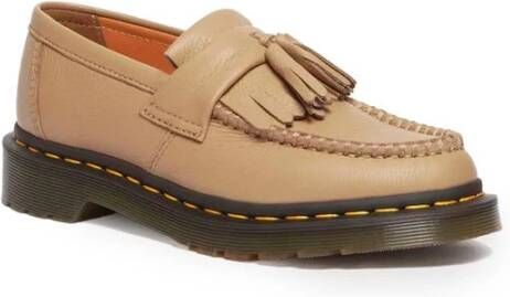 Dr. Martens Beige Leren Platte Schoenen Vrouwen Lente Zomer Beige Dames