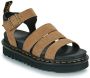 Dr martens Dr. Martens Blaire savannah tan Beige Nubuck Platte sandalen Dames - Thumbnail 15