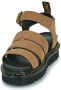 Dr martens Dr. Martens Blaire savannah tan Beige Nubuck Platte sandalen Dames - Thumbnail 16