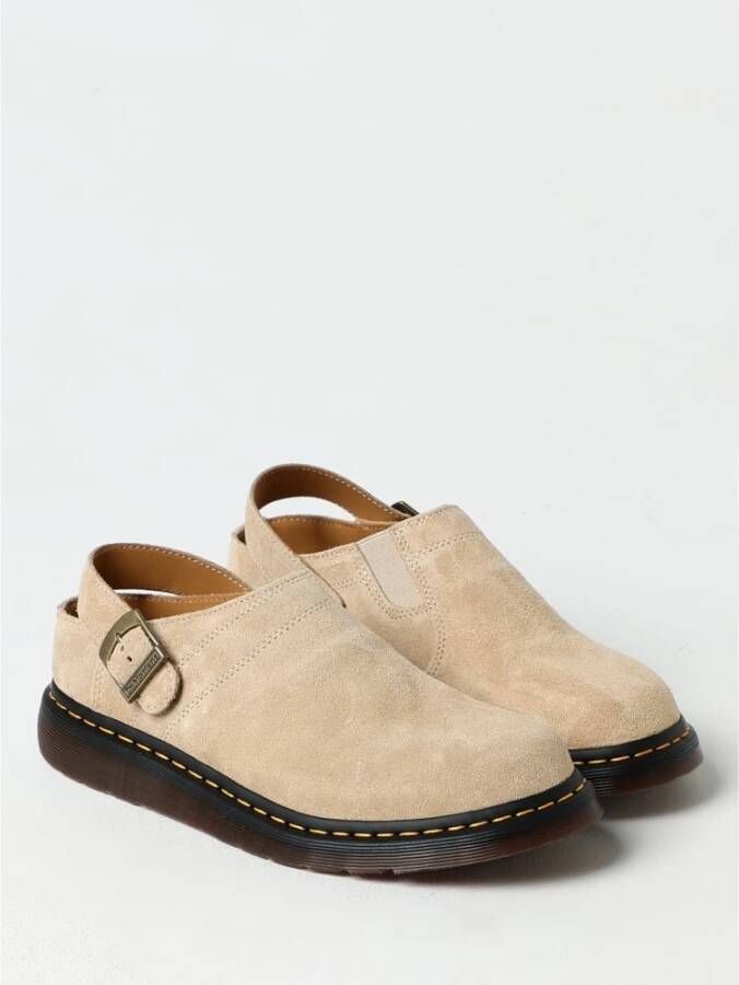 Dr. Martens Beige Suède Muiltjes Sandalen Beige Heren