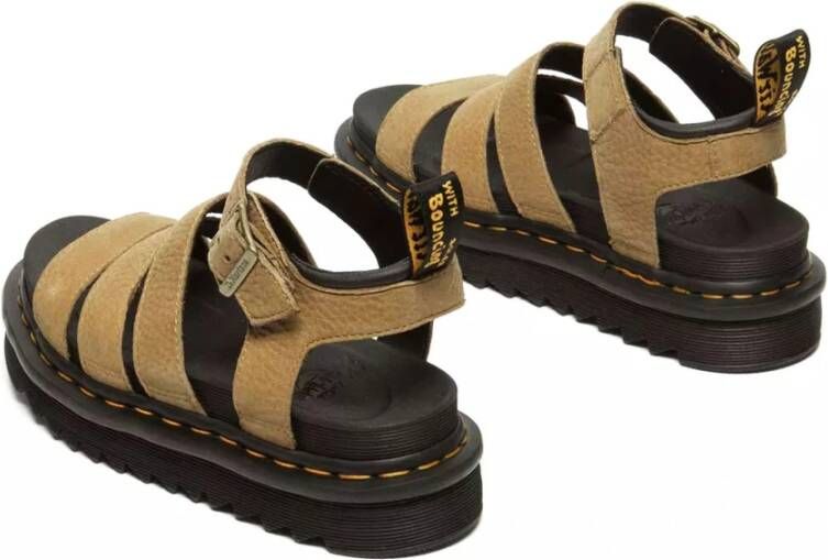 Dr. Martens Blaire Tan Nubuck Sandalen Brown Dames