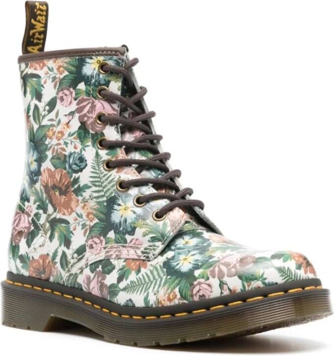 Dr. Martens Bloemenprint Platte Schoenen Multicolor Dames