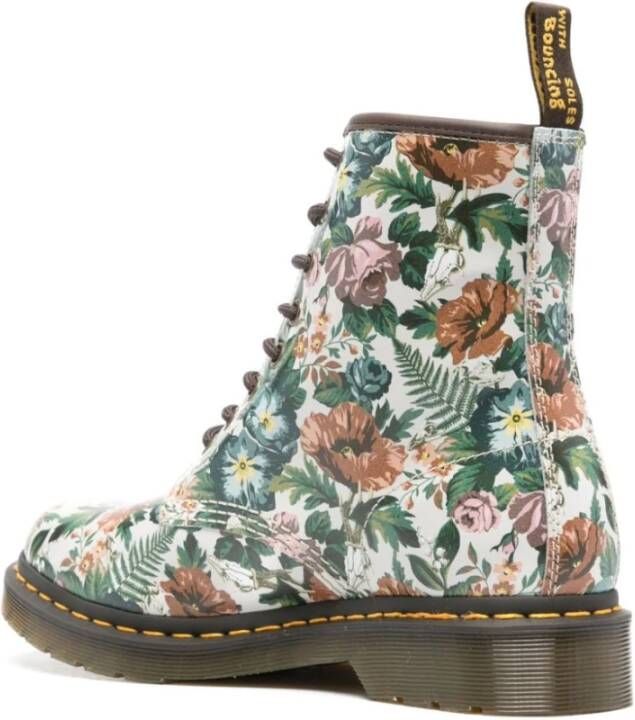 Dr. Martens Bloemenprint Platte Schoenen Multicolor Dames