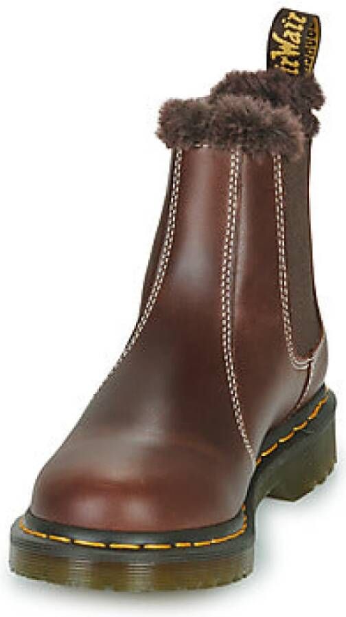 Dr. Martens Bruine Leonore Dames Enkellaarzen Brown Dames