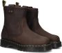 Dr. Martens Anistone Leren Bikerlaarzen Donkerbruin Brown Dames - Thumbnail 10