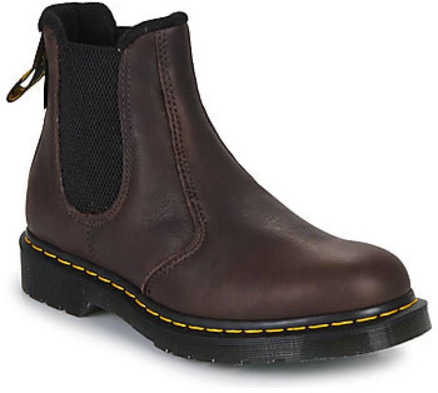 Dr. Martens Bruine Waterdichte Dames Enkellaarzen Brown Dames