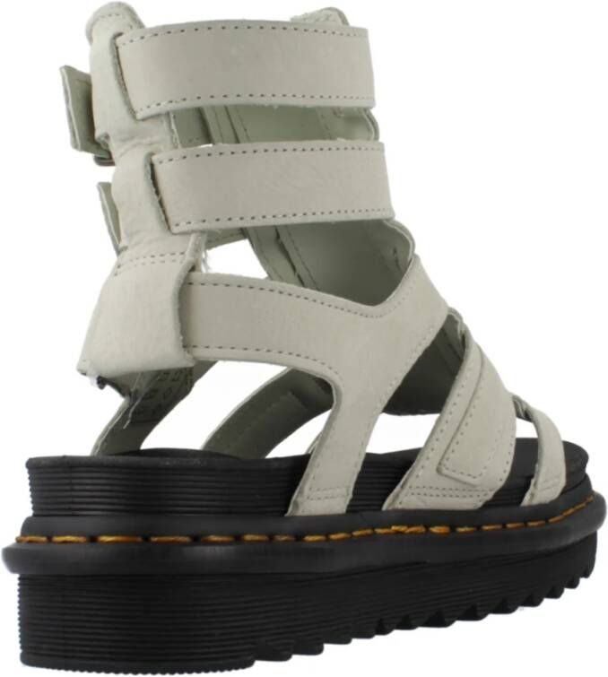 Dr. Martens Casual platte sandalen voor vrouwen Green Dames