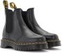 Dr. Martens Zwarte Leren Laarzen met Elastische Inzetstukken Black - Thumbnail 6