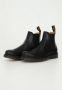 Dr. Martens Zwarte Leren Laarzen met Elastische Inzetstukken Black - Thumbnail 13