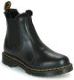 Dr. Martens Dames Leren Laarzen Zwart Leonore Black Dames - Thumbnail 3