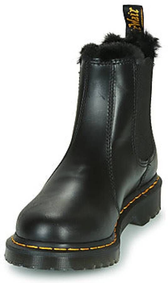 Dr. Martens Dames Leren Laarzen Zwart Leonore Black Dames