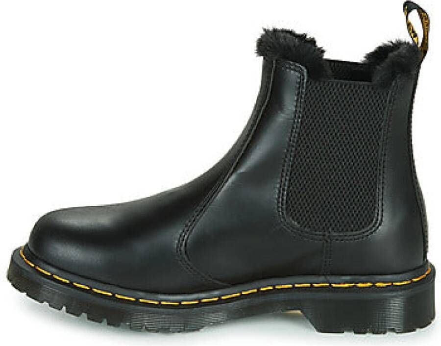 Dr. Martens Dames Leren Laarzen Zwart Leonore Black Dames