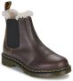 Dr. Martens Donker Khaki Orleans Bruine Enkellaarzen Brown Dames - Thumbnail 3