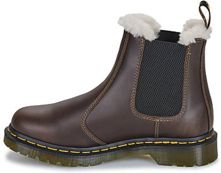 Dr. Martens Donker Khaki Orleans Bruine Enkellaarzen Brown Dames