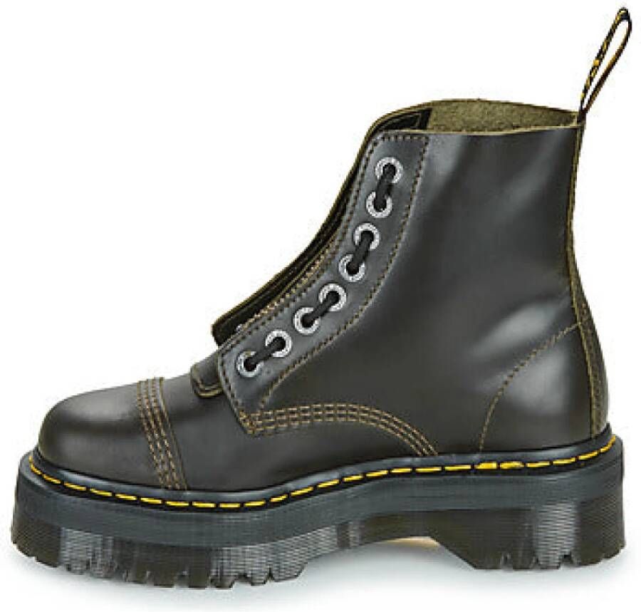 Dr. Martens Donker Taupe Orleans Groene Dameslaarzen Green Dames